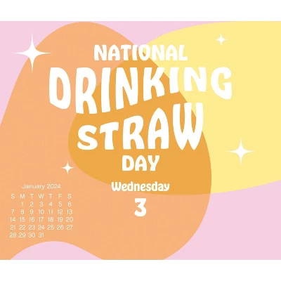 Trends International Inc. 2024 Daily Desk Calendar 4.25"x5" Celebrate 4 Trends International Inc. 2024 Daily Desk Calendar 4.25"x5" Celebrate - Image 4
