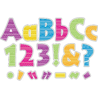 Barker Creek Letter Pop-Outs Kai Ola 4" 255 Characters/Set BC1729 2 Barker Creek Letter Pop-Outs Kai Ola 4" 255 Characters/Set BC1729 - Image 2