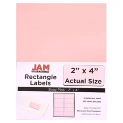 JAM Paper Mailing Labels 2" X 4" 120ct 22 JAM Paper Mailing Labels 2" X 4" 120ct -Smart Stationery Deals Store GUEST 9eb9ae5a d412 4714 9598 7f9eb69762f8