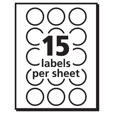 Avery Printable Mailing Seals 1" Dia. Clear 480/Pack 05248 3 Avery Printable Mailing Seals 1" Dia. Clear 480/Pack 05248 - Image 3