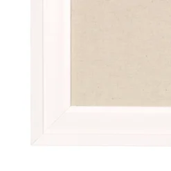 18.5" X 27.5" Bosc Framed Linen Fabric Pinboard White - DesignOvation -Smart Stationery Deals Store GUEST a3121a23 5579 4eb0 a4e8 535d1c8823bf