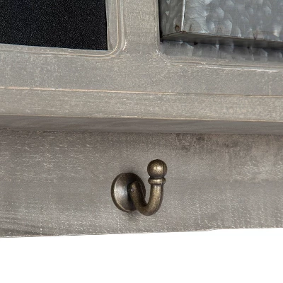 28" X 25" Idamae Multi Function Wall Art Set Gray - Kate & Laurel All Things Decor 4 28" X 25" Idamae Multi Function Wall Art Set Gray - Kate & Laurel All Things Decor - Image 4