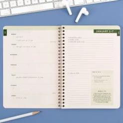 Cambridge 2024 Planner 8.5"x6.375" Weekly/Monthly Beach