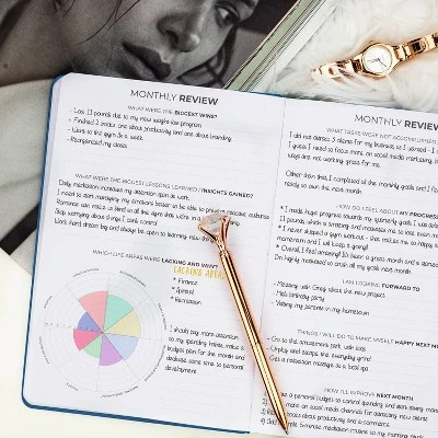 Undated Planner Premium Weekly 6.5"x9.625" Mystic Blue - Clever Fox 4 Undated Planner Premium Weekly 6.5"x9.625" Mystic Blue - Clever Fox - Image 4