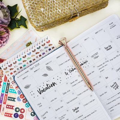 Undated Planner Premium Weekly 6.5"x9.625" Mystic Blue - Clever Fox 5 Undated Planner Premium Weekly 6.5"x9.625" Mystic Blue - Clever Fox - Image 5