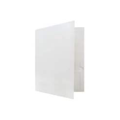 JAM Paper Laminated Two-Pocket Glossy Presentation Folders White 103489D -Smart Stationery Deals Store GUEST b047adcd 1683 47c2 85e0 0f2f446156a7