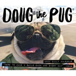 Willow Creek Press 2024 Daily Desk Calendar 5.2"x6.2" Doug The Pug -Smart Stationery Deals Store GUEST b0de6baf 09e6 40cc 8b2e 430f54cbe654