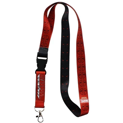 Nerd Block Marvel Deadpool Breakaway Lanyard 1 Nerd Block Marvel Deadpool Breakaway Lanyard