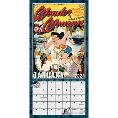 Trends International Inc. 2023-24 Wall Calendar 12"x12" DC Comics Wonder Women 1 Trends International Inc. 2023-24 Wall Calendar 12"x12" DC Comics Wonder Women