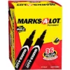 Avery Marks-A-Lot Desk-Style Permanent Marker, Chisel Tip, Black, Pack Of 36