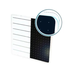 Viztex Glacier Glass Dry-Erase Whiteboard 14" X 14" (FCVGM1414WP)