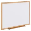 UNIVERSAL Dry Erase Board Melamine 36 X 24 Oak Frame 43619