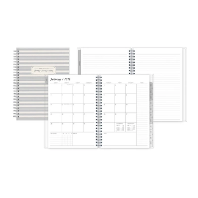 Ivory Paper Co 2024 Planner With Notes Pages 8.625"x5.875" Weekly/Monthly Wirebound Frosted Cover Wyatt Gray 3 Ivory Paper Co 2024 Planner With Notes Pages 8.625"x5.875" Weekly/Monthly Wirebound Frosted Cover Wyatt Gray - Image 3