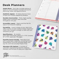 StarGifts 2023-2024 Desk Planner 7.125"x7.75" Ladybug Party -Smart Stationery Deals Store GUEST ba742dbd 63a6 4088 b36e 4d6c7992dae8