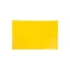 JAM Paper Heavy Duty Matte 2-Pocket Folder Yellow 108/Box 383HYEB