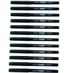 School Smart Permanent Markers, Extra Fine Tip, Black, Pack Of 12 -Smart Stationery Deals Store GUEST bb47ed73 b3c6 4bfa 8358 d2d7a23e3a7d