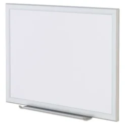 UNIVERSAL Dry Erase Board Melamine 24 X 18 Aluminum Frame 44618