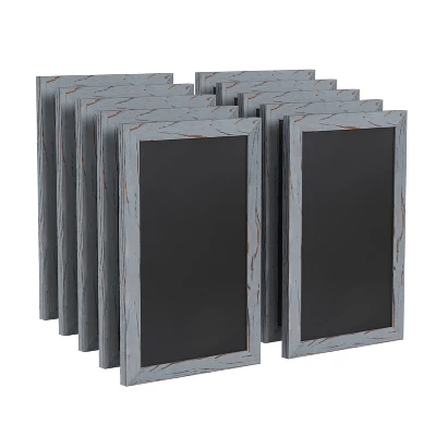 Merrick Lane Set Of 10 Wall Mount Magnetic Chalkboards 13 Merrick Lane Set Of 10 Wall Mount Magnetic Chalkboards - Image 13