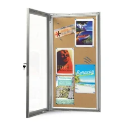 Azar Displays Medium Enclosed Cork Bulletin Board W/ Lock & Key -Smart Stationery Deals Store GUEST be2aa739 0aa7 4a83 9302 f99e7526da5f