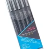Prismacolor Premier Illustration Markers, Fine Tip, Black, Set Of 5