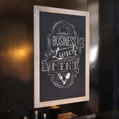 Emma And Oliver Framed Decorative Wall Hanging Chalkboard With Magnetic Surface For Weddings, Parties, Showers And More 3 Emma And Oliver Framed Decorative Wall Hanging Chalkboard With Magnetic Surface For Weddings, Parties, Showers And More - Image 3