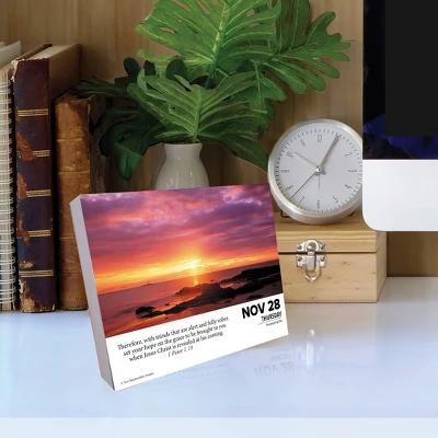 Willow Creek Press 2024 Daily Desk Calendar 5.2"x6.2" Bible Verses 3 Willow Creek Press 2024 Daily Desk Calendar 5.2"x6.2" Bible Verses - Image 3