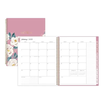 Ivory Paper Co 2024 Planner 11"x8.5" Weekly/Monthly Wirebound Celine Rose Pink 3 Ivory Paper Co 2024 Planner 11"x8.5" Weekly/Monthly Wirebound Celine Rose Pink - Image 3