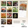 Brush Dance 2024 Wall Calendar 12"x12" Magic Mushrooms