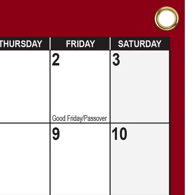 SwiftGlimpse 2023-2024 Academic Year Wall Calendar & Planner 48"x32" Burgundy 2 SwiftGlimpse 2023-2024 Academic Year Wall Calendar & Planner 48"x32" Burgundy - Image 2