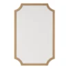 24" X 36" Holbrook Pinboard Style-1 Gold - Kate & Laurel All Things Decor