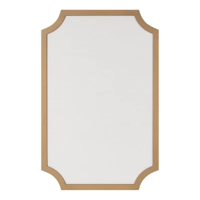 24" X 36" Holbrook Pinboard Style-1 Gold - Kate & Laurel All Things Decor 1 24" X 36" Holbrook Pinboard Style-1 Gold - Kate & Laurel All Things Decor