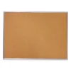 Mead Cork Bulletin Board 36 X 24 Silver Aluminum Frame 85361
