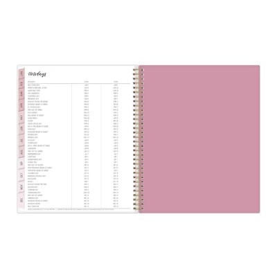 Ivory Paper Co 2024 Planner 11"x8.5" Weekly/Monthly Wirebound Celine Rose Pink 11 Ivory Paper Co 2024 Planner 11"x8.5" Weekly/Monthly Wirebound Celine Rose Pink - Image 11