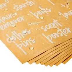 Talented Kitchen 141 Laundry Room Labels For Jars - Preprinted White Script Stickers For Closet, Bathroom Organization (Water Resistant) -Smart Stationery Deals Store GUEST c92c01fa 7f11 48cc ad52 c1656a510673