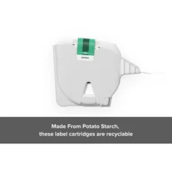 Zebra ZSB Series Address Labels - Potato Starch-Based, Recyclable Label Cartridge - Versatile, Cloud-Based Adhesive Labels For Printer - 2.25x0.75"