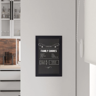 Merrick Lane Set Of 10 Wall Mount Magnetic Chalkboards 4 Merrick Lane Set Of 10 Wall Mount Magnetic Chalkboards - Image 4