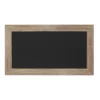 23.25" X 13.25" Beatrice Framed Magnetic Chalkboard Rustic Brown - DesignOvation
