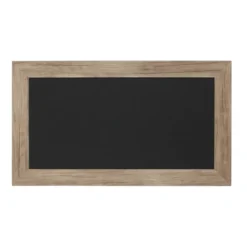 23.25" X 13.25" Beatrice Framed Magnetic Chalkboard Rustic Brown - DesignOvation