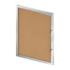 Azar Displays Large Enclosed Cork Bulletin Board W/ Lock & Key