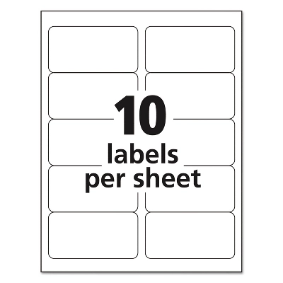 Avery Shipping Labels With TrueBlock Technology Laser 2 X 4 White 250/Pack 5263 3 Avery Shipping Labels With TrueBlock Technology Laser 2 X 4 White 250/Pack 5263 - Image 3