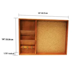 Home Basics Wall Mounted Wood Bulletin Board, Pine 5 Home Basics Wall Mounted Wood Bulletin Board, Pine -Smart Stationery Deals Store GUEST d639f2d5 e2d2 442c a0b8 cf069430a3b5