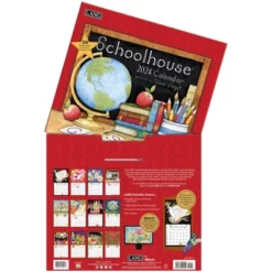 Lang 2024 Wall Calendar 24"x12" Schoolhouse -Smart Stationery Deals Store GUEST d63a6d12 a06f 4bbd 9921 cc614a553484