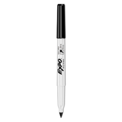 EXPO Low Odor Dry Erase Markers Ultra Fine Tip - Office Pack Black 36/Pack 2003894 3 EXPO Low Odor Dry Erase Markers Ultra Fine Tip - Office Pack Black 36/Pack 2003894 - Image 3