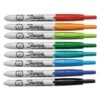 Sharpie Retractable Permanent Marker Ultra Fine Tip Assorted Colors 8/Set 1742025