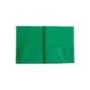 JAM Paper Plastic 2-Pocket Folders With 3 Fasteners Green 6/Pack (382ECGRD)