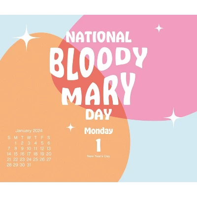 Trends International Inc. 2024 Daily Desk Calendar 4.25"x5" Celebrate 2 Trends International Inc. 2024 Daily Desk Calendar 4.25"x5" Celebrate - Image 2