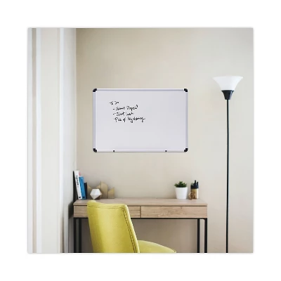 UNIVERSAL Dry Erase Board Melamine 36 X 24 White Black/Gray Aluminum/Plastic Frame 43723 5 UNIVERSAL Dry Erase Board Melamine 36 X 24 White Black/Gray Aluminum/Plastic Frame 43723 - Image 5