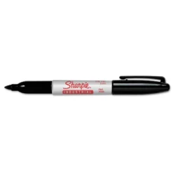 Sharpie Industrial Permanent Markers Fine Tip Black Dozen (13601A)