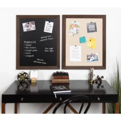 29" X 23" Beatrice Chalkboard Walnut Brown - DesignOvation 7 29" X 23" Beatrice Chalkboard Walnut Brown - DesignOvation -Smart Stationery Deals Store GUEST e62430f1 430d 4ad9 9e4d 60808cdc149e