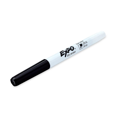 EXPO Low Odor Dry Erase Markers Ultra Fine Tip - Office Pack Black 36/Pack 2003894 6 EXPO Low Odor Dry Erase Markers Ultra Fine Tip - Office Pack Black 36/Pack 2003894 - Image 6